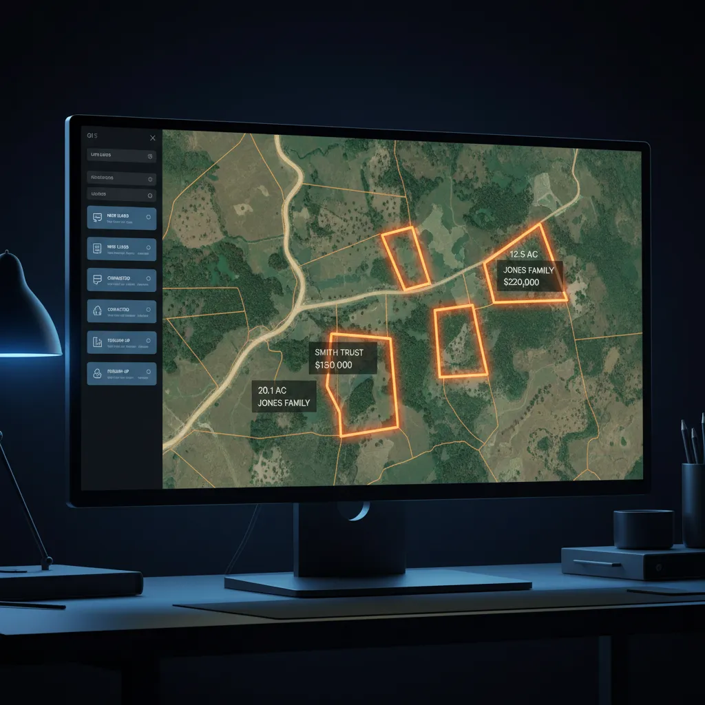 Land investor lead system